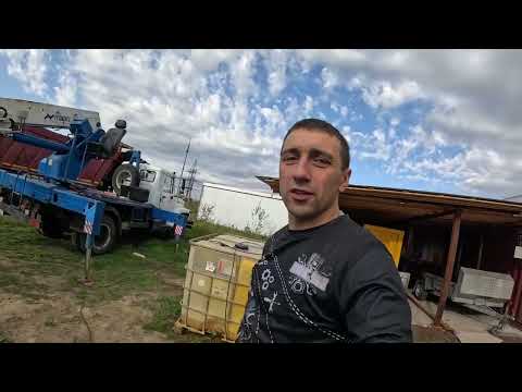 Видео: Замена пола в кузове манипулятора + работа катка.