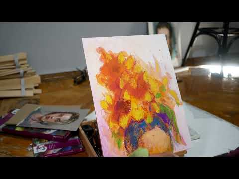 Видео: Бесплатный мастер класс по рисованию "Кот пастелью".