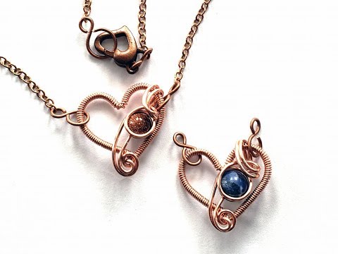 Видео: Мастер-класс по созданию мини-сердечка для ожерелья или браслета — Шерил Сент-Пьер из Majestic Wi...