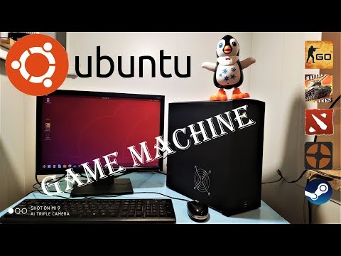 Видео: Бомж ПК на игровом Ubuntu Linux