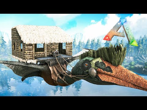 Видео: ЛЕТАЮЩАЯ БАЗА в ARK