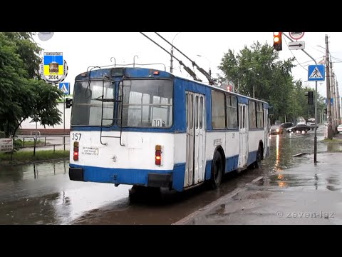 Видео: Черкаський тролейбус— Травень 2014 / Cherkasy trolleybus— May 2014