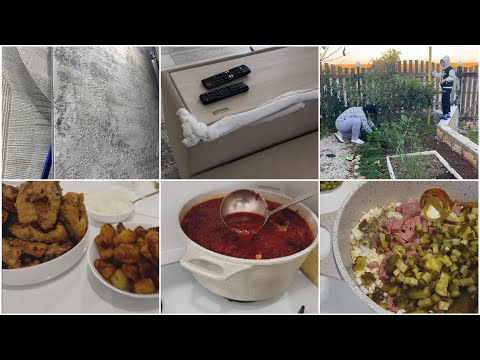 Видео: ЧИЩУ МЕБЕЛЬ/ КУПИЛИ КОВЕР/ РЫБА/ ОЛИВЬЕ/ШАРЛОТКА/ ГОТОВИМ цветник у зиме 