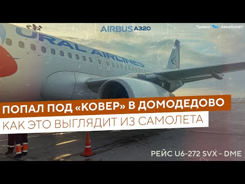 Видео: Попал под "Ковер" на рейсе в Москву. Аэропорт закрыт