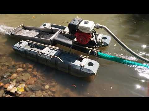 Видео: Супер инжектор и очень эффективный понтонная драга