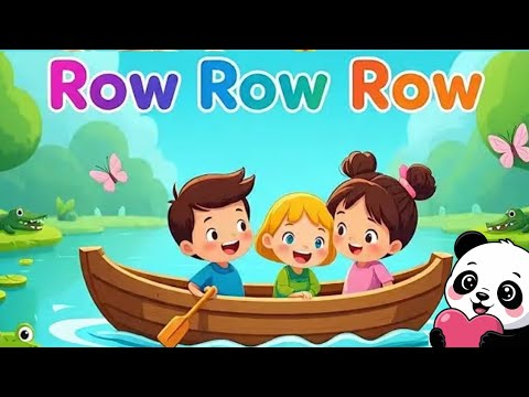 Видео: 🚤 Греби, греби, греби, лодочка | Милая 3D-стишок с животными | Веселая детская песенка для малышей