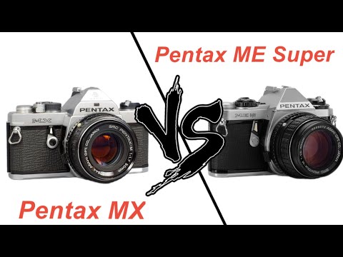Видео: Pentax ME Super против Pentax MX