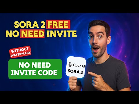 Видео: Как использовать SORA 2 БЕСПЛАТНО И БЕЗЛИМИТНО (код приглашения не требуется)