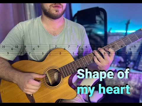 Видео: Как играть Sting - Shape of My Heart на гитаре | Детальный разбор!