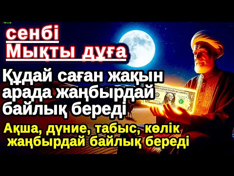 Видео: Тыңда Өте күшті дұға сенбі,Құдай саған күтпеген жерден МОЛ АҚША мен байлық бере алады,Ризықкөбейт
