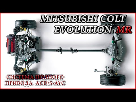 Видео: Mitsubishi Colt Evolution MR #7. Система полного привода