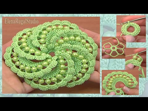 Видео: Волшебный цветок с бусинками