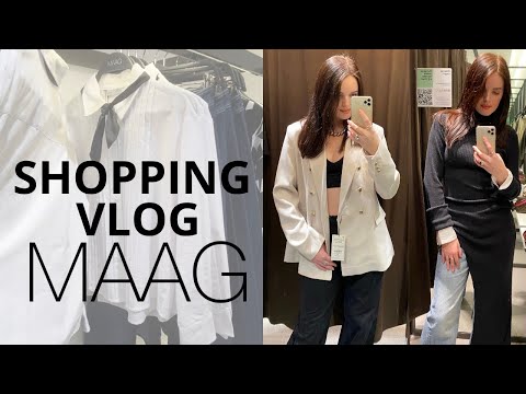 Видео: SHOPPING VLOG MAAG | Обзор весенней коллекции 2024, примерка