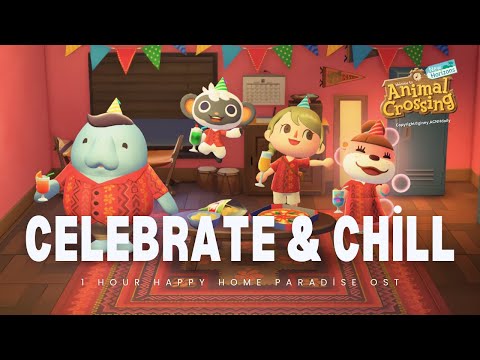 Видео: 🎵 1 час ACNH Happy Home Paradise OST | Расслабляющая и учебная музыка ✨🏝️