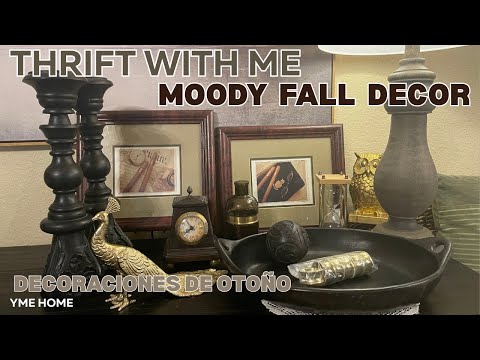 Видео: Экономия на мрачном осеннем декоре в Goodwill/Экономия на приобретении декора для дома/Экономия с...