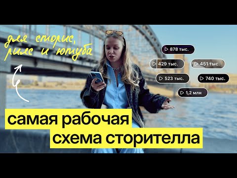 Видео: Схема сторителлинга, которая  раскрутила мои рилс +35 тыс подписчиков