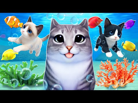 Видео: КИСИКИ ЛОВЯТ РЫБОК! Roblox Kitten Game