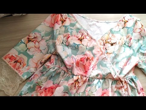 Видео: 🍒✂️👑Платье из трикотажа для беременных и кормящих мам.