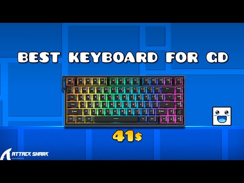 Видео: ЛУЧШИЕ КЛАВИАТУРЫ ДЛЯ GEOMETRY DASH // ОБЗОР ATTACK SHARK R82