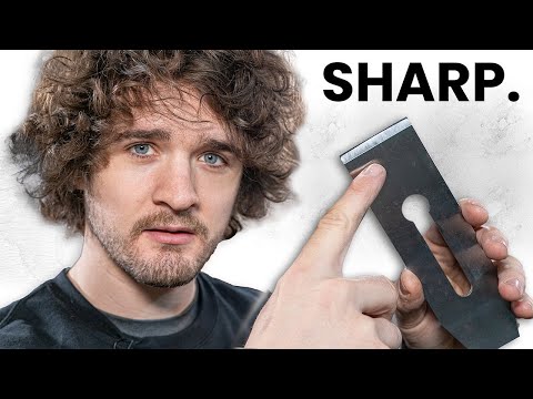 Видео: Как заточить лезвие рубанка (правильный метод)