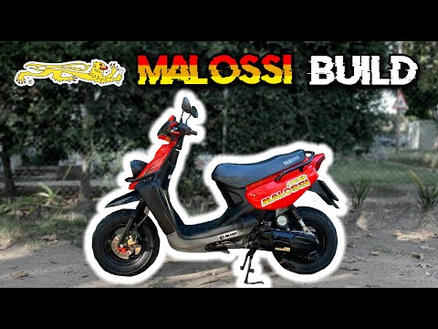 Видео: Модернизация Yamaha BWS с использованием деталей MALOSSI. ЭТАП 1. Обновление!
