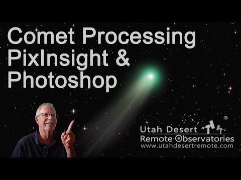 Видео: Обработка Comet в PixInsight и Photoshop