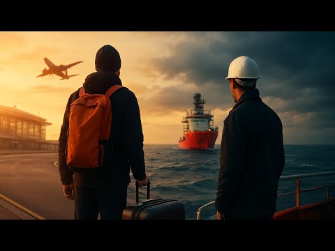 Видео: Возвращаюсь в море. Дорога, отель, работа и первые дни на судне 🌊