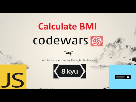 Видео: Как решить задачу Calculate BMI ? / Codewars JavaScript 8kyu