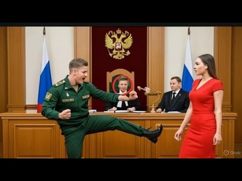 Видео: Офицер ударил русскую девушку в суде — но один звонок изменил всё
