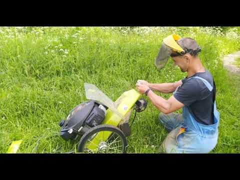 Видео: Grillo 600WD вернули из сервиса. Тестирую на пустыре.