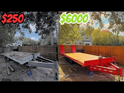 Видео: Превращаем прицеп стоимостью 250 долларов в прицеп стоимостью 6000 долларов за 24 часа
