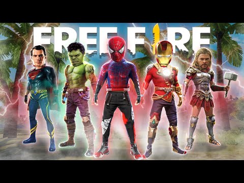 Видео: СУПЕРГЕРОЙЛАР ҚАЛАНЫ ҚОРҒАДЫ! Кино FREE FIRE
