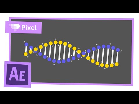 Видео: Анимируем ДНК по референсу в After Effects | уроки для новичков