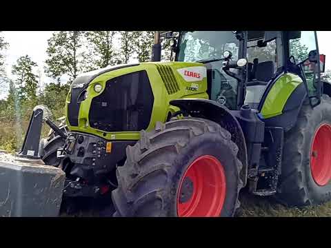 Видео: Claas axion 810,Обзор на новый трактор