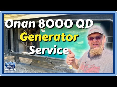 Видео: Техническое обслуживание генератора Onan 8000 QD | Самостоятельная замена масла, масляного и возд...
