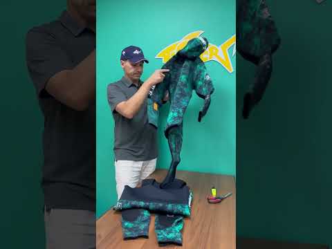 Видео: Режу лямки на штанах гидрокостюма Sargan mimetic Kalan￼