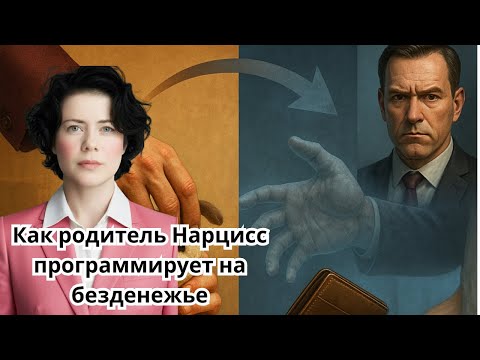Видео: Как родитель Нарцисс программирует на безденежье