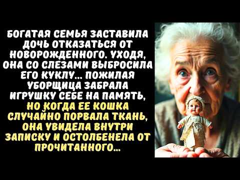 Видео: УБОРЩИЦА в роддоме подобрала КУКЛУ, выброшенную матерью-отказницей, а когда распорола ее, замерла...