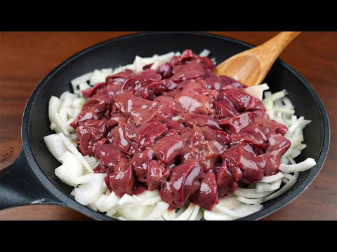 Видео: Как правильно жарить печень с луком! Секрет, как приготовить нежную печень за 7 минут!