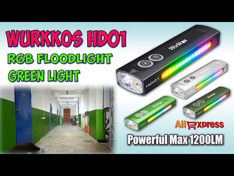 Видео: Wurkkos HD01 RGB 1200 LM  ♦ Обзор, замеры, ночные тесты. Full  review.