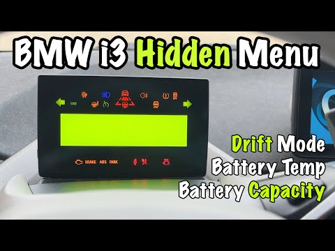 Видео: Скрытое меню BMW i3 — проверка ёмкости аккумулятора