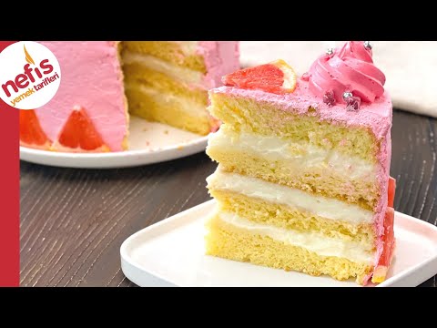 Видео: Легкий и простой рецепт торта на День святого Валентина | Как сделать бисквитный торт