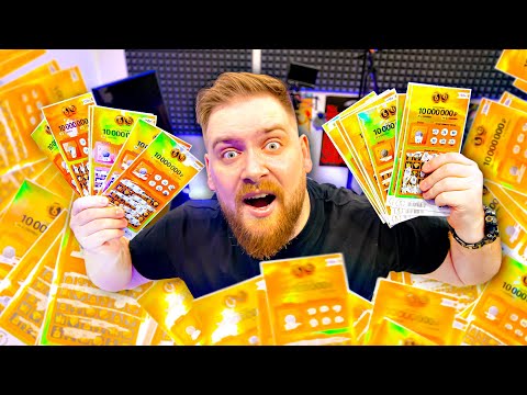 Видео: СКУПИЛ ВСЕ ЛОТЕРЕЙНЫЕ БИЛЕТЫ! СКОЛЬКО МИЛЛИОНОВ МОЖНО ВЫИГРАТЬ?