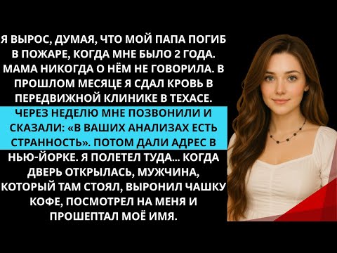Видео: Мама сказала, что мой папа погиб в пожаре. Но через 25 лет анализ крови показал правду.