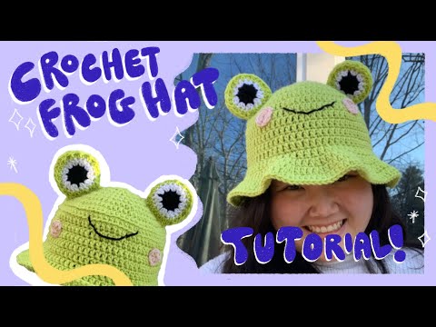 Видео: Мастер-класс по вязанию крючком шапки-лягушки — простой и понятный для начинающих