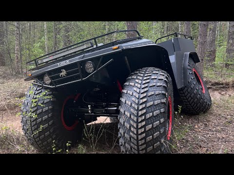 Видео: Обзор и обкатка квадроцикла T-REX Пикап !