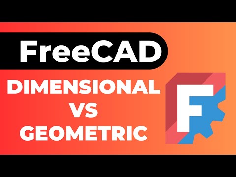 Видео: Объяснение ограничений эскиза FreeCAD | Учебное пособие по размерным и геометрическим ограничениям