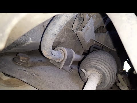 Видео: Заміна втулок стабілізатора Renault Laguna 2 без зняття підрамника