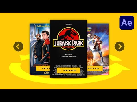 Видео: Как создать карусель в After Effects — без плагинов