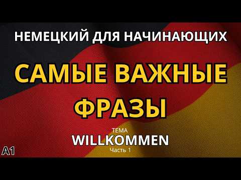 Видео: ЗАПОМНИ НАВСЕГДА САМЫЕ НУЖНЫЕ НЕМЕЦКИЕ ФРАЗЫ по теме "Willkommen!" уровня A1! Formell und informell.